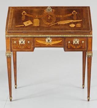 A Gustavian secretaire by Gottlieb Iwersson.