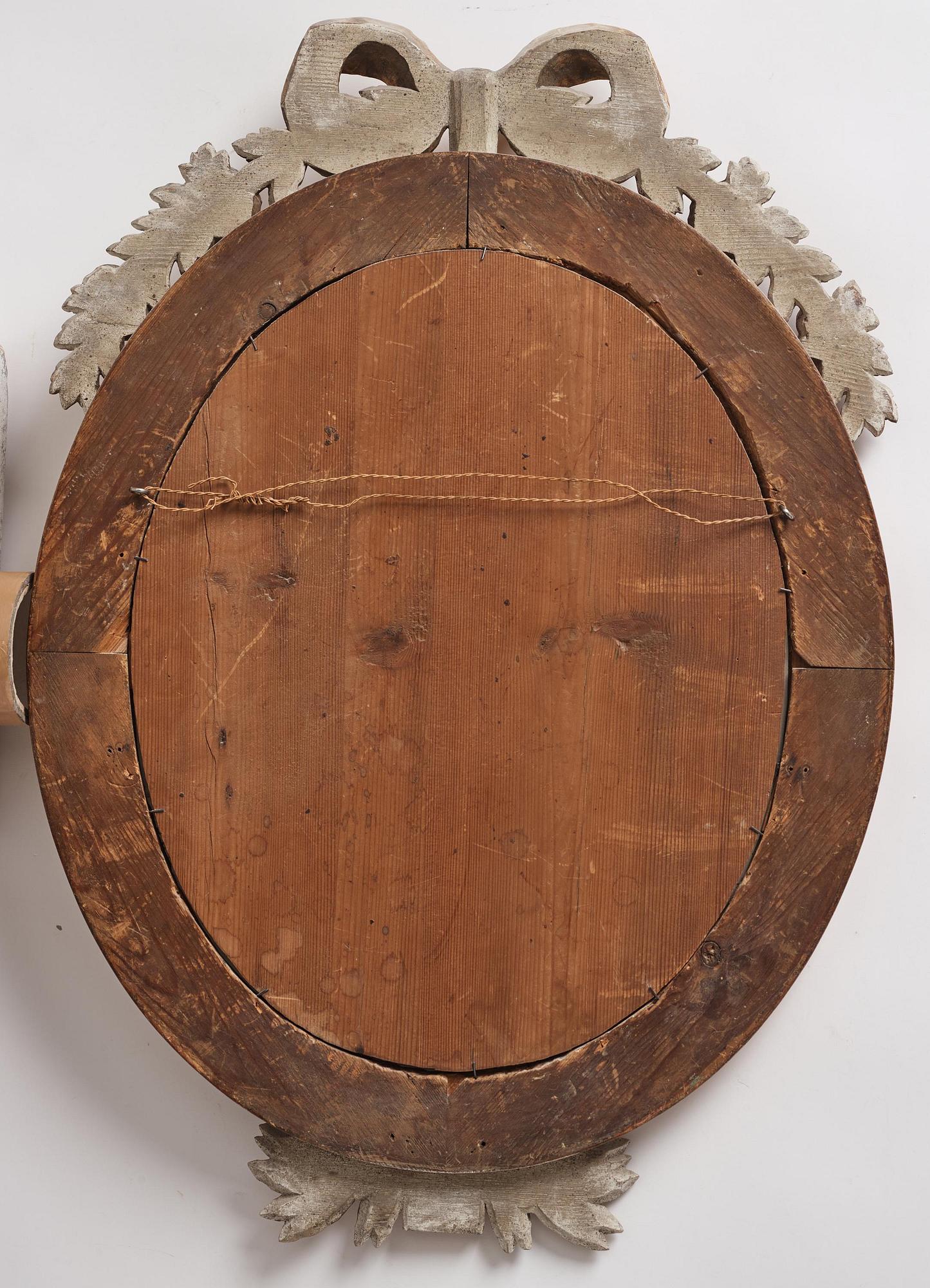 Spegellampetter, ett par, för två ljus, 1800-tal, Gustaviansk stil.