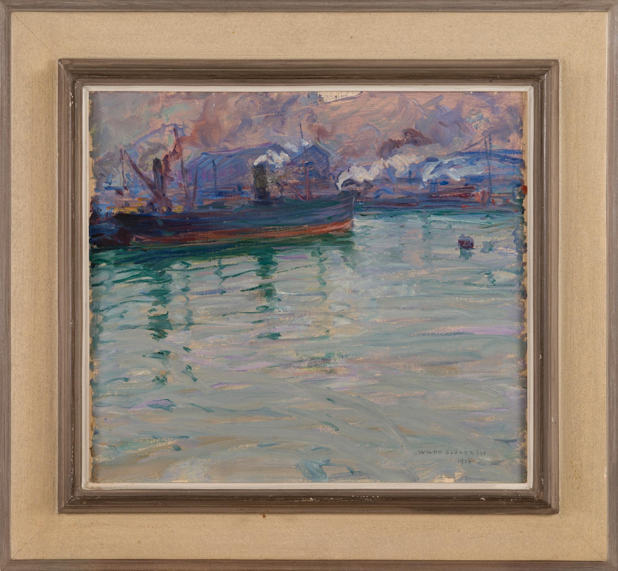 WILHO SJÖSTRÖM, olja på duk, signerad och daterad 1917.