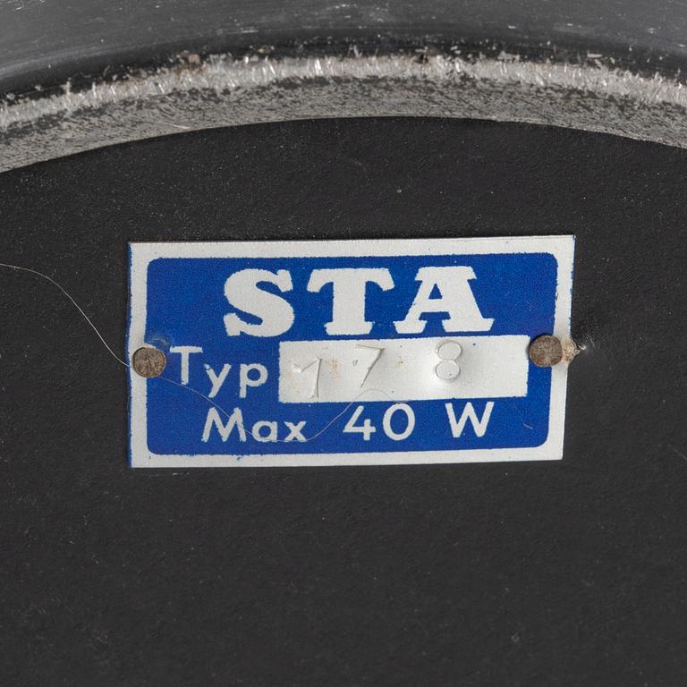 A floor light, STA, mid 20th Century.
