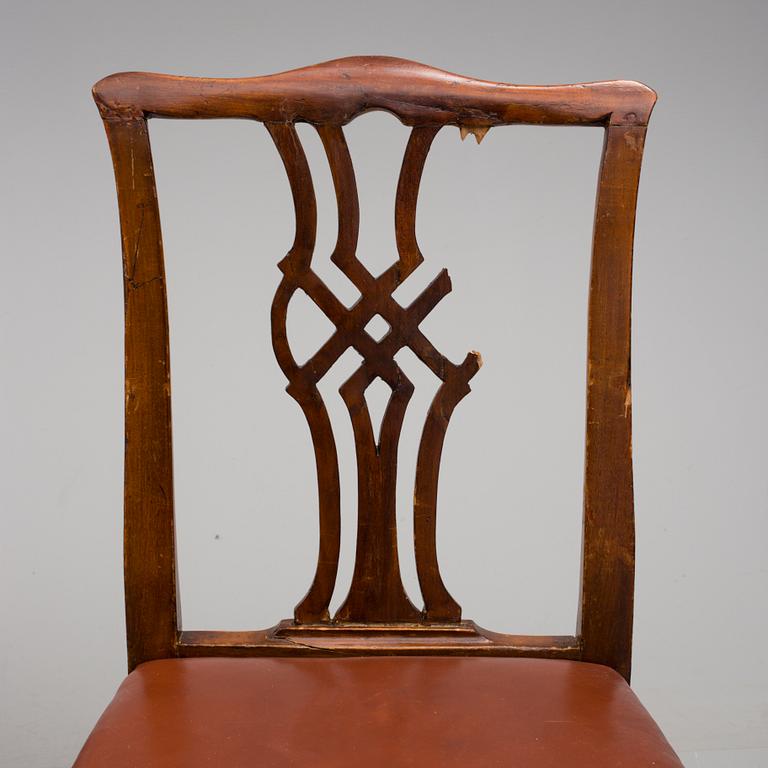 STOLAR, 7 st. Engelsk stil, 1900-talets mitt.