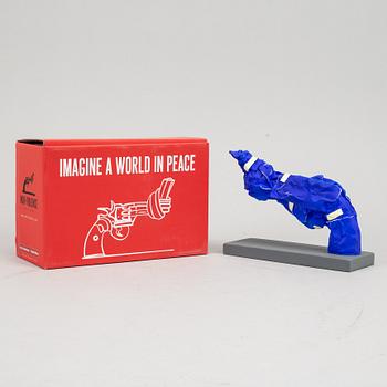 Carl-Fredrik Reuterswärd/ The Non-Violence Project Foundation, a polyresin sculpture, 2017, Certificate numbered 4/30.