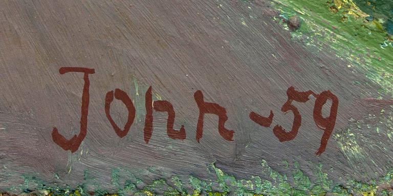 Gunnar Jonn, olja på duk, signerad och daterad -59.