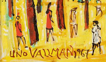 Uno Vallman, Vid badbryggan.