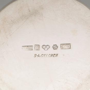 BÄGARE, silver, S A Gillgren, GAB, Stockholm 1970. Vikt ca 365 gram.
