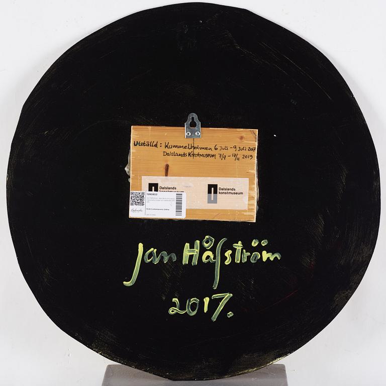Jan Håfström, olja/akryl på pannå. Signerad a tergo och daterad 2017.