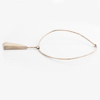 Rey Urban, Necklace, silver, with pendant.