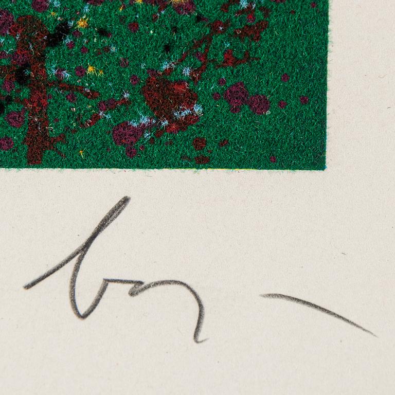 ENRICO BAJ, 10 silkescreens with application, "Baj chez Baj", signed and numbered 52/250.