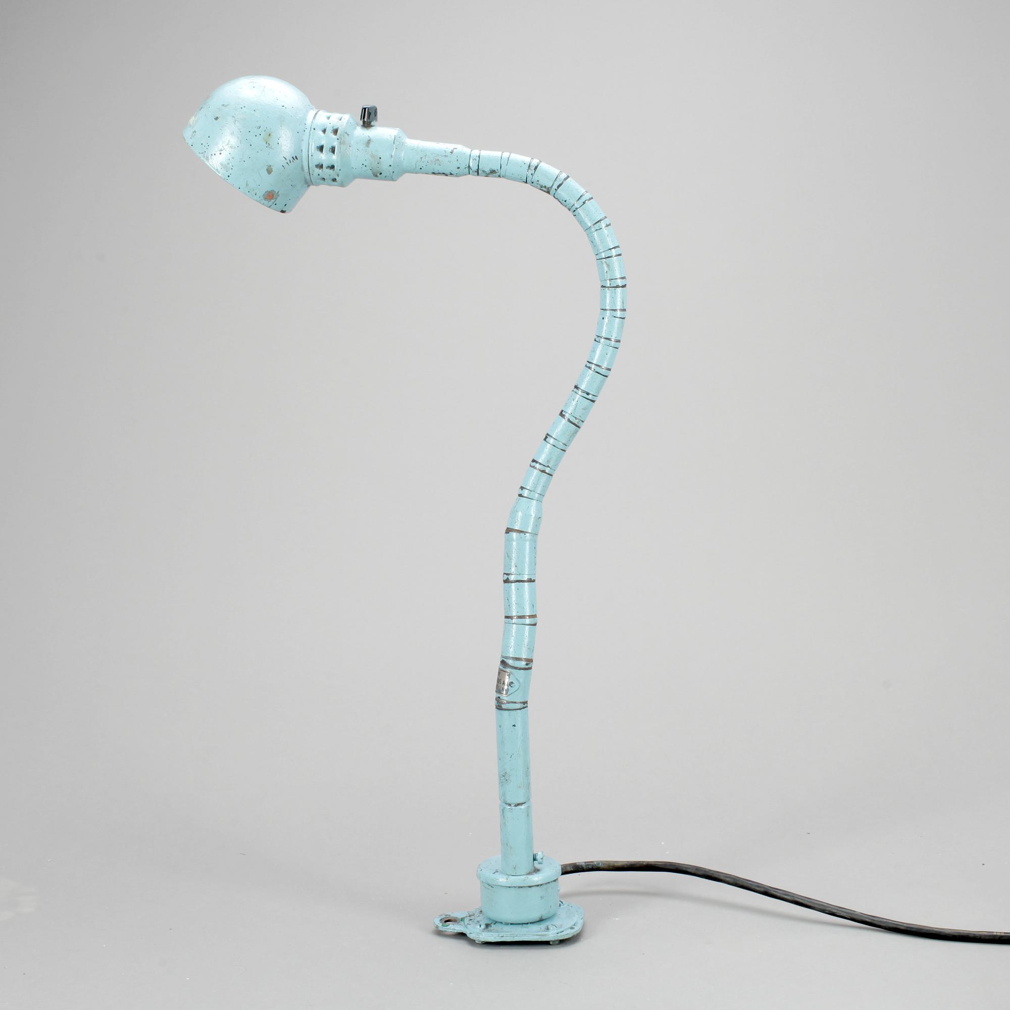 INDUSTRILAMPA, Brottby Mek Verkstad AB, Mölndal, 1900-talets första hälft.