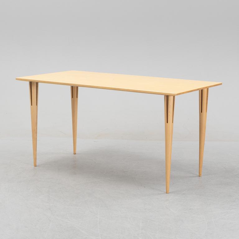 Bruno Mathsson, a birch-veneered dining table from Bruno Mathsson International.