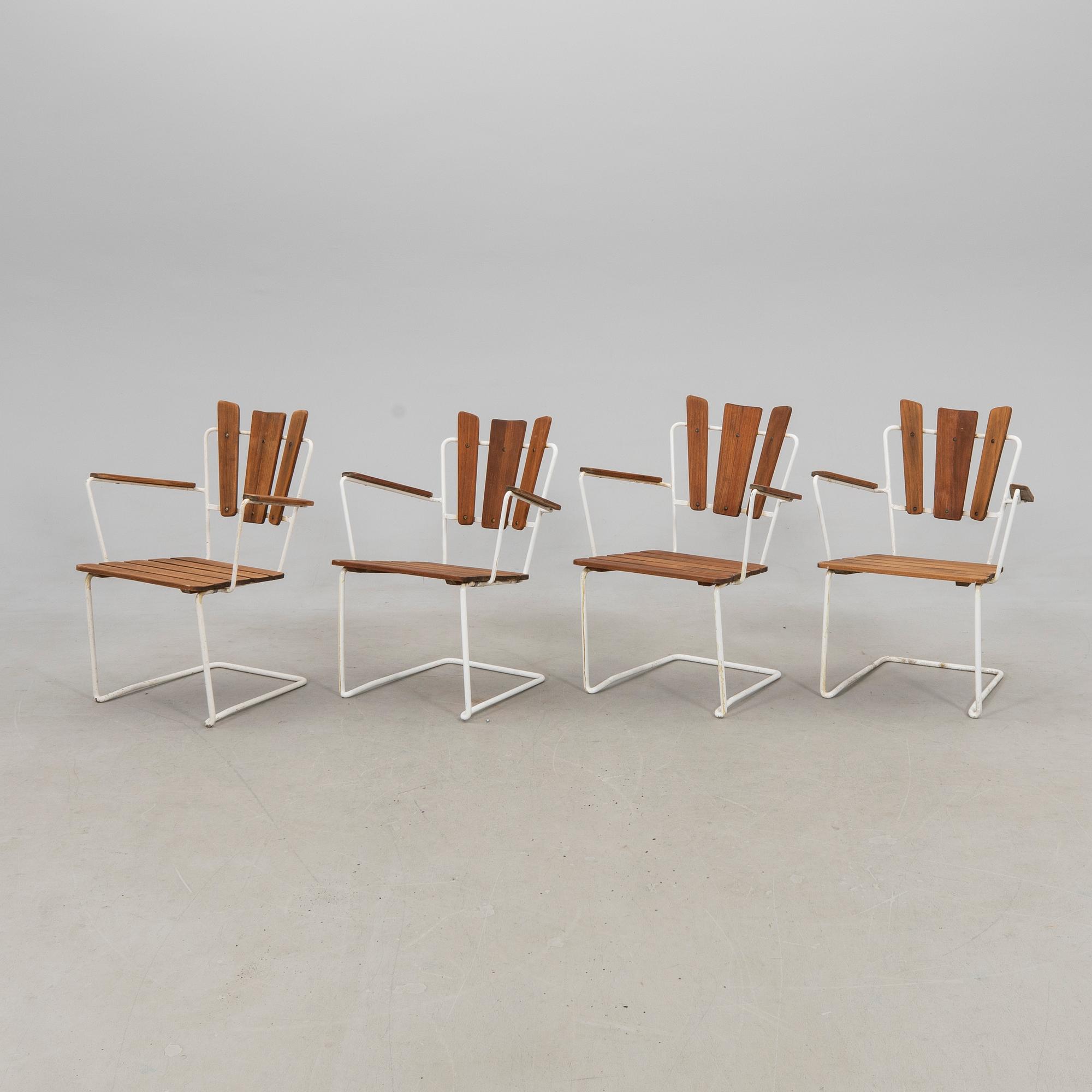 Garden Furniture 5 pcs Mid-20th Century.