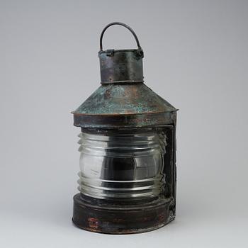 A first half of the 20th century copper lantern.