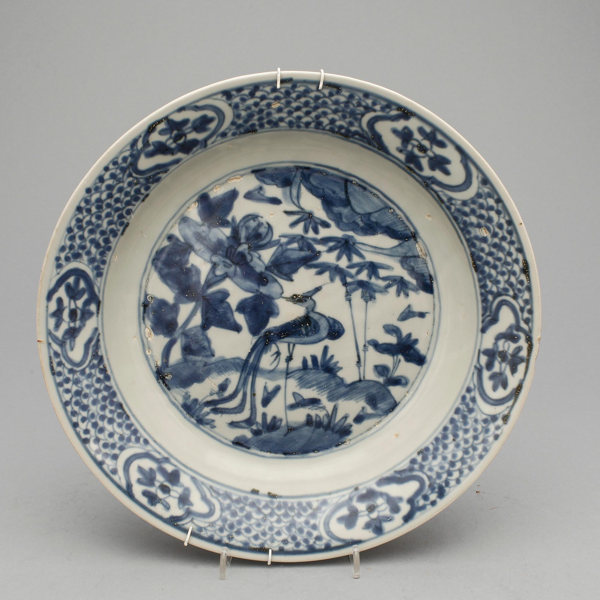 FAT, porslin. Ming dynastin (1368-1644), Swatow.