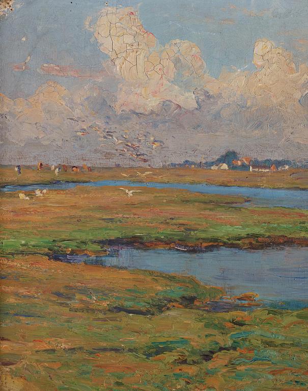 Charlotte Wahlström, "Flommen", studie från Falsterbo.
