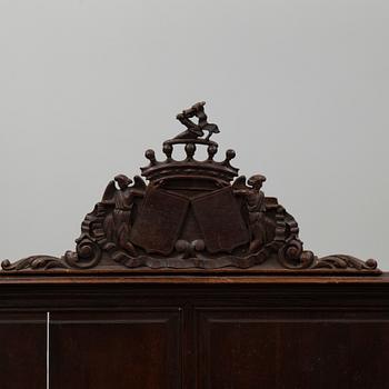 A first half of the 18th Century  Baroque bed.