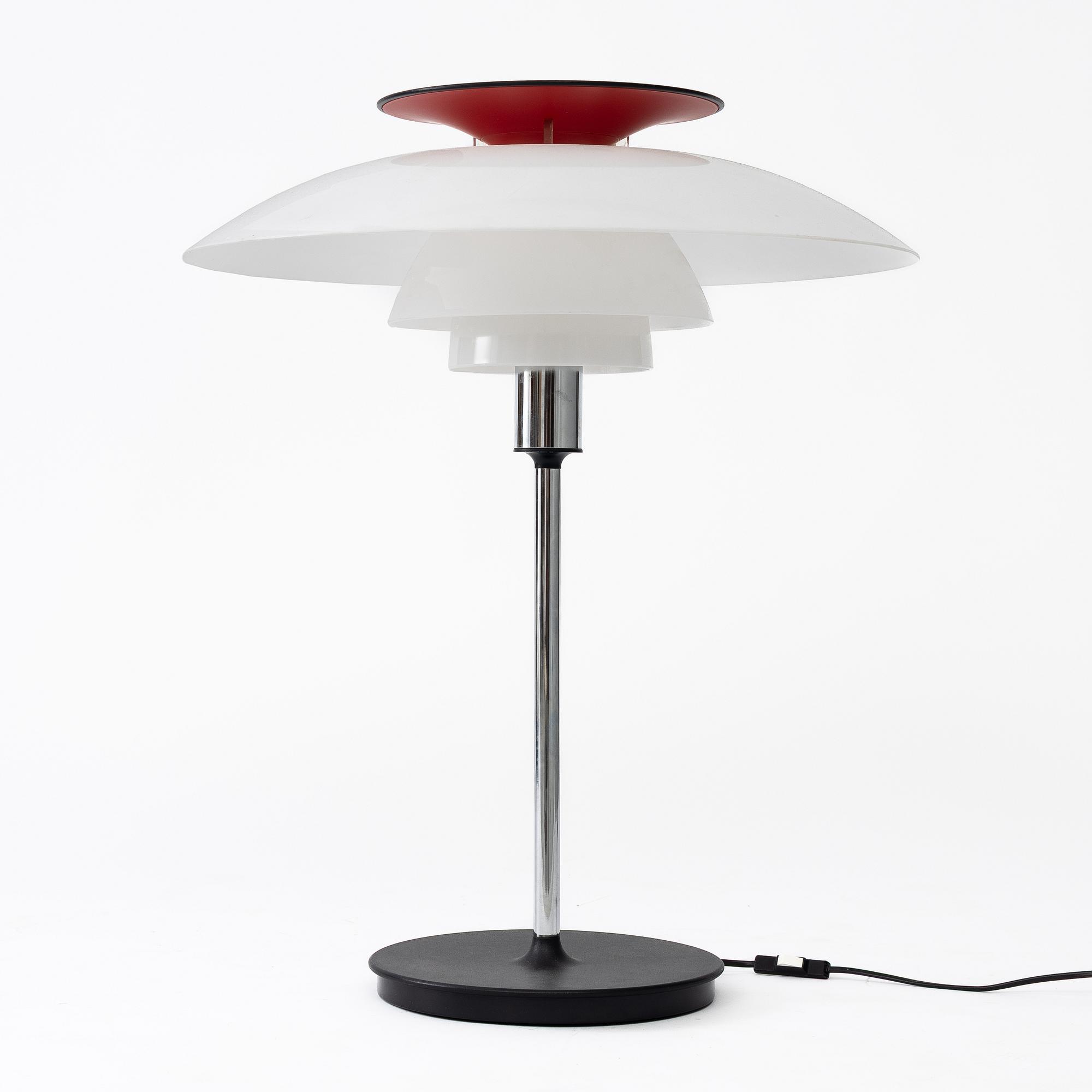 Poul Henningsen, a table lamp, 'PH 80', Louis Poulsen, Denmark.