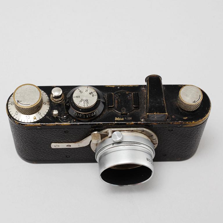 KAMEROR, 3 st, bl a Leica I, modell A, Elmar, 1930-tal.