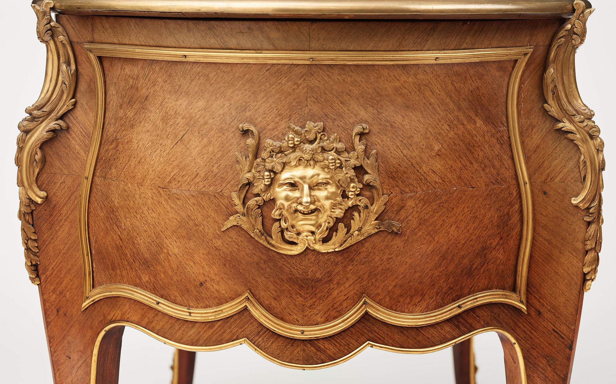 A Napoleon III writing desk, late 19th century.