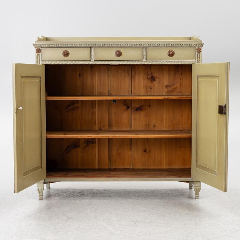A late-Gustavian sideboard, Sweden, around 1800.