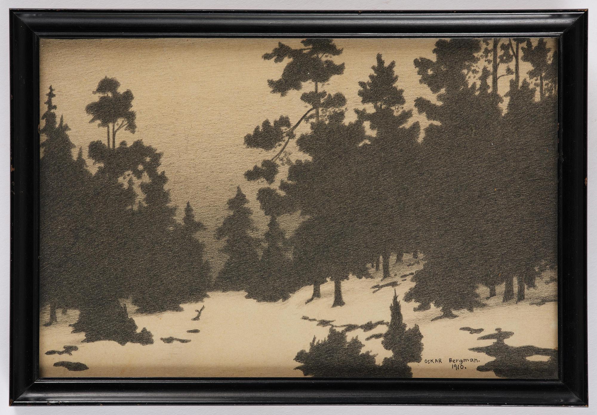 Oskar Bergman, Winter in the archipelago.