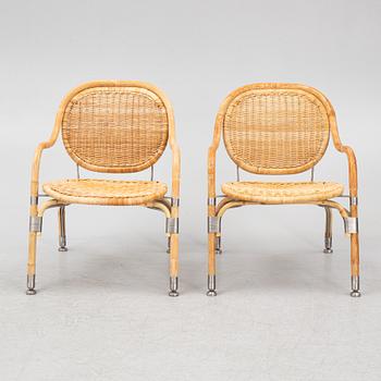 Mats Theselius, a pair of "Nätön" armchairs, IKEA ca. 2001.