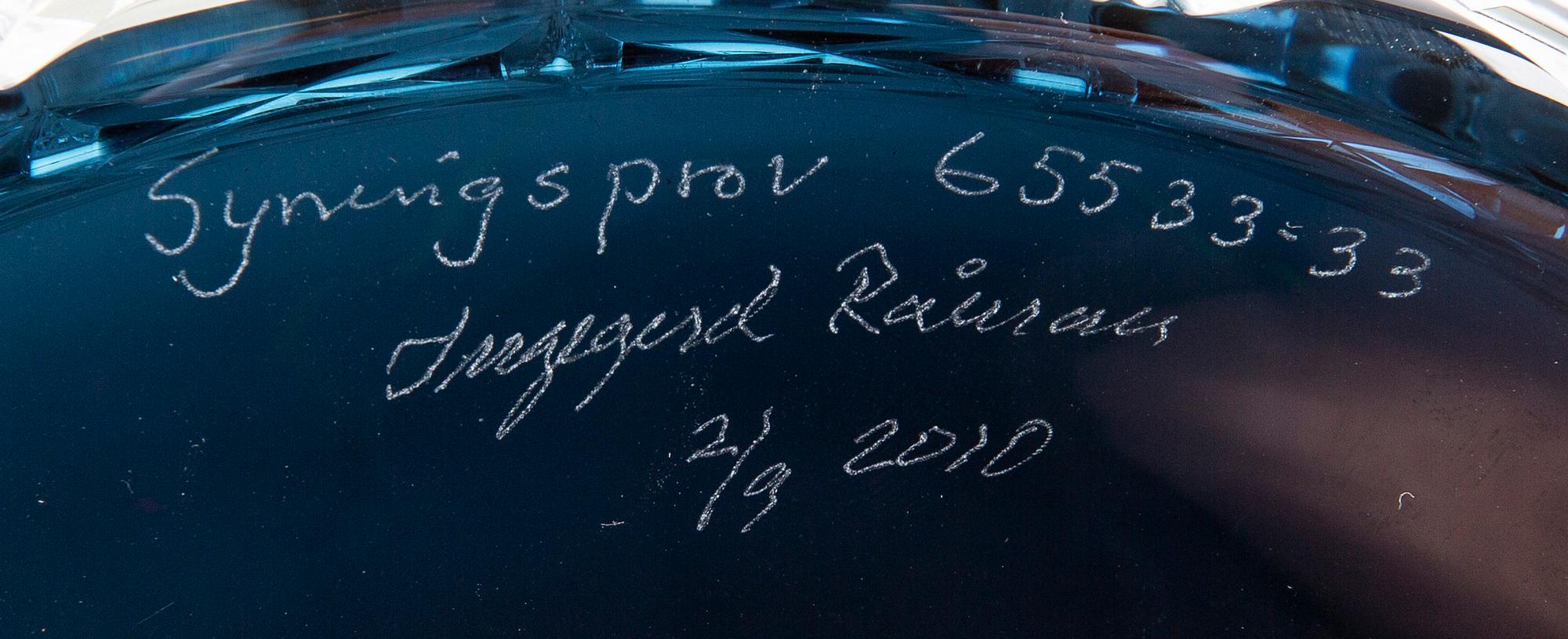 Ingegerd Råman, skål signerad och daterad 2010.