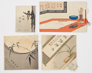 PARTI FÖREMÅL, 16 delar. Japan, 1900-tal.