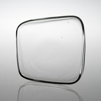 ALVAR AALTO, A DISH. One from a stackable four-part set. Sign. Alvar Aalto, Iittala -56.