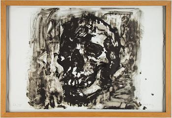 Yan Pei-Ming 严培明, lithograph, signed and numbered 23/75.