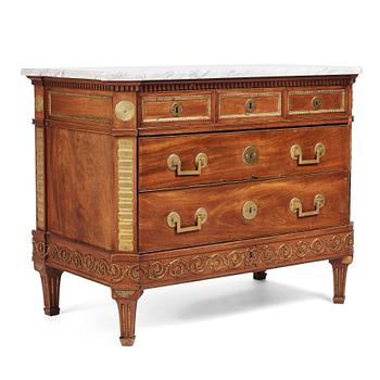 13. A late Gustavian commode attributed to F A Eckstein.