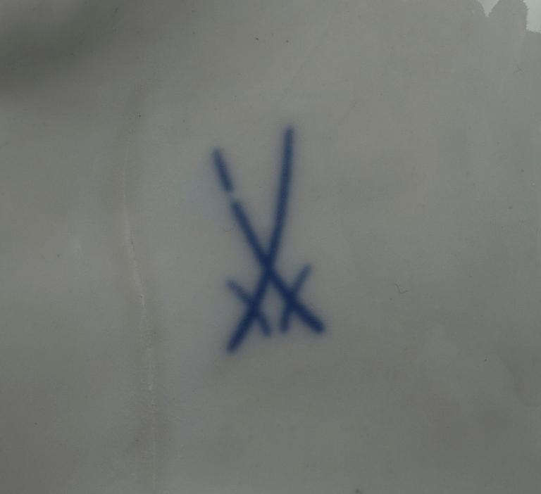 SKÅL, porslin, Meissen, andra sortering, 1900-tal.