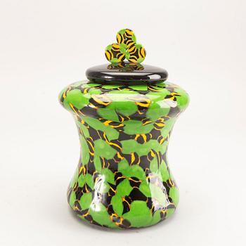 Davide Salvadore, a signed glass urn Österlens glashytta 2016.