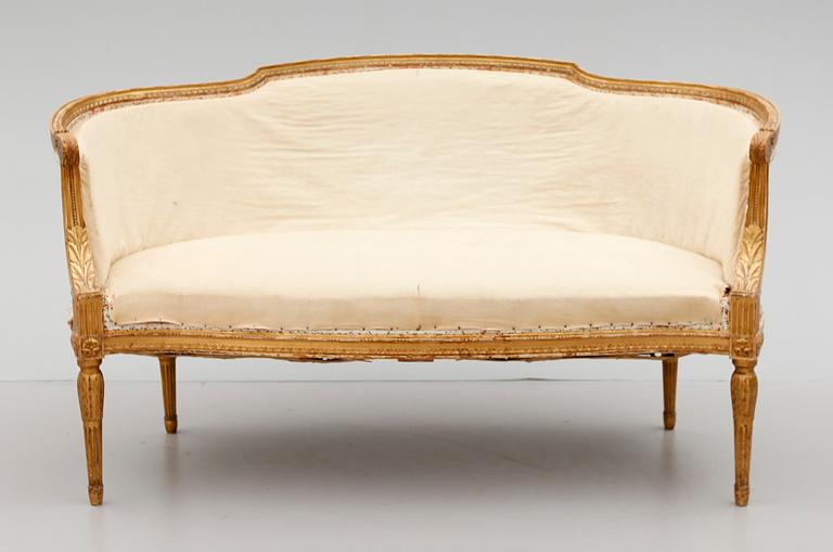 SOFFA, Louis XVI-stil, 1800-talets andra hälft.