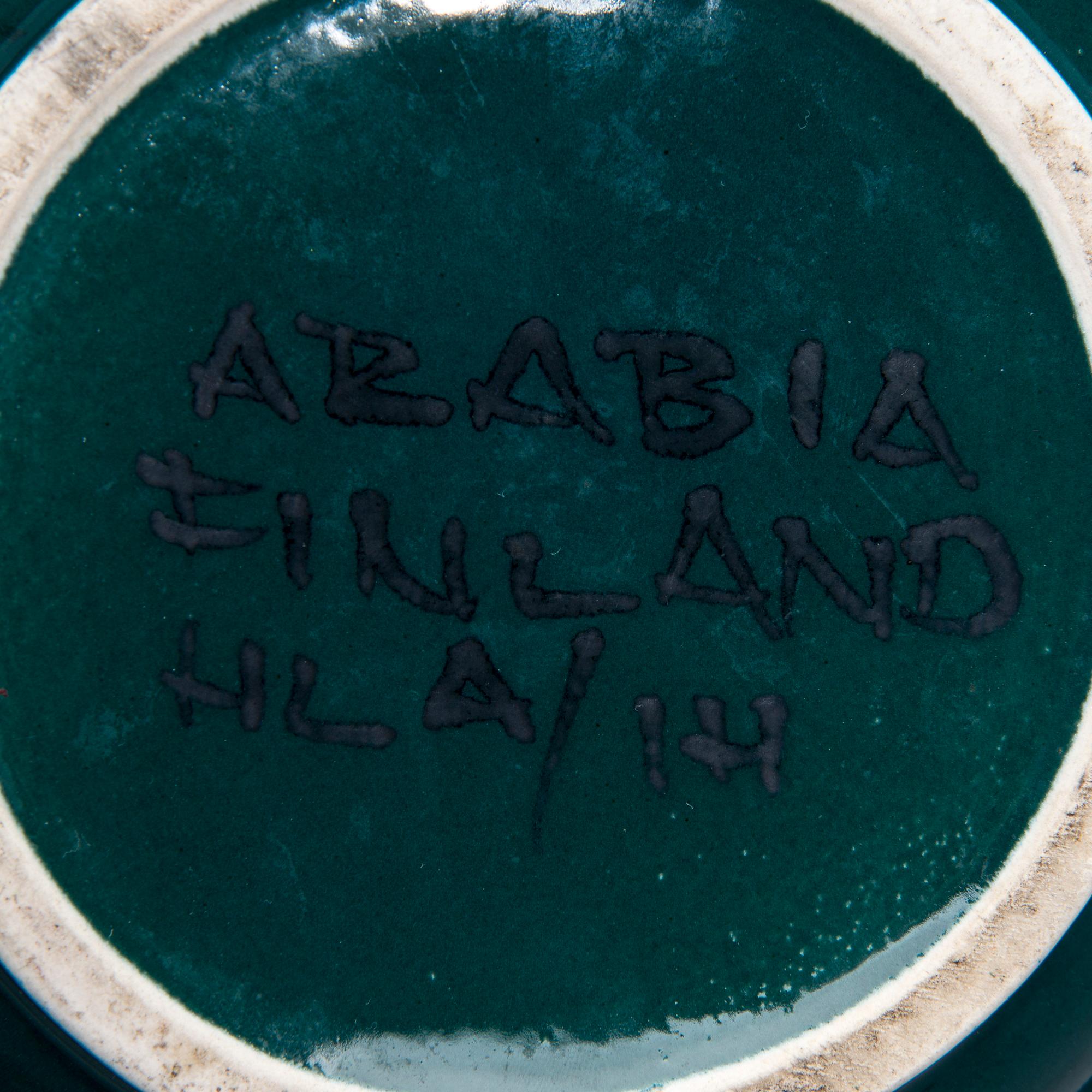 FAT, keramik, Hilkka-Liisa Ahola, signerad HLA/IH, Arabia.