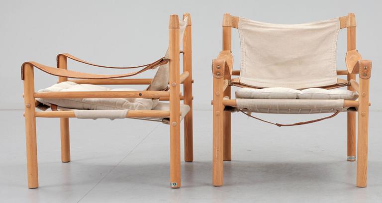 FÅTÖLJER, ett par, "Sirocco", Arne Norell, Norell Möbler AB.