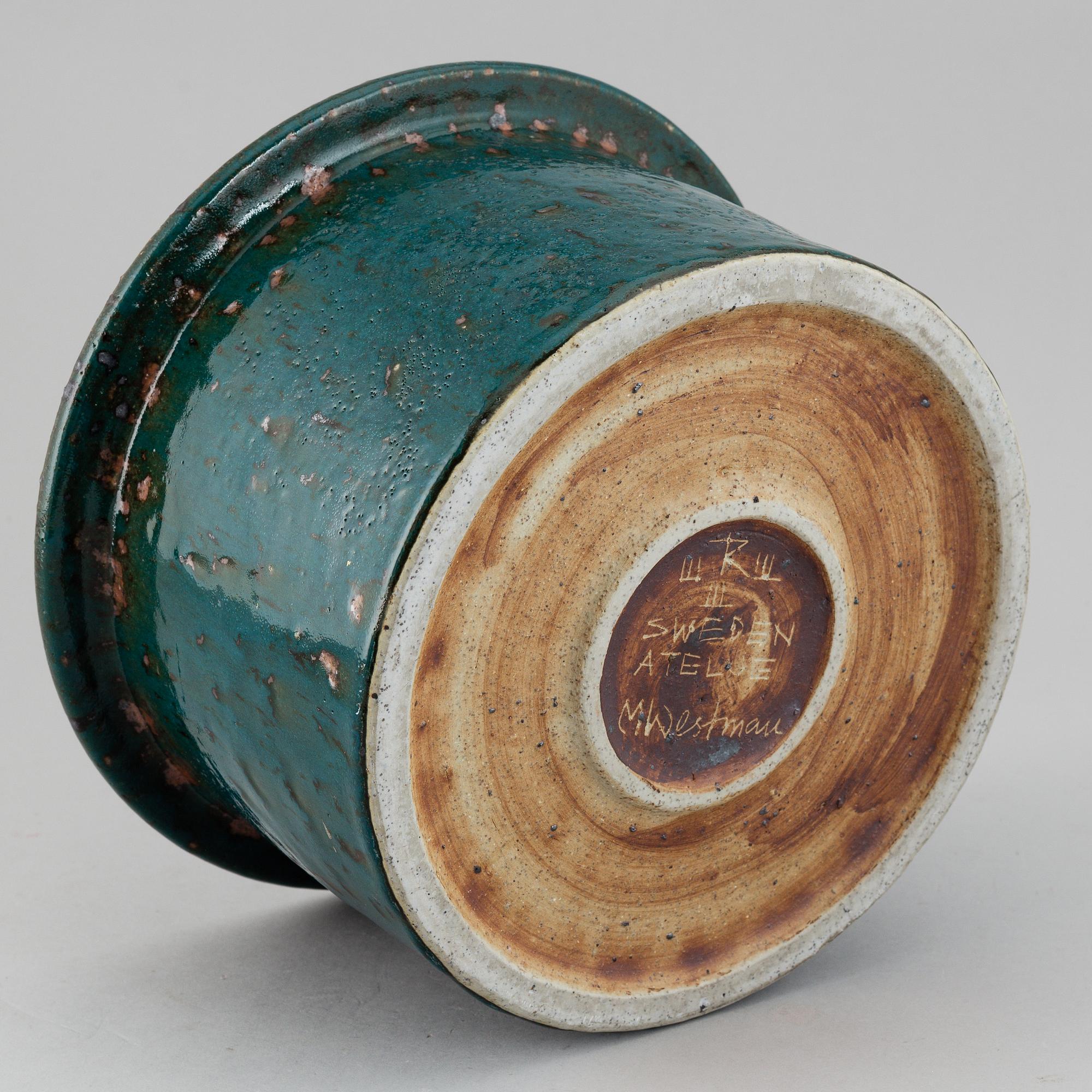 MARIANNE WESTMAN, a stoneware jardiniere, Rörstrand.
