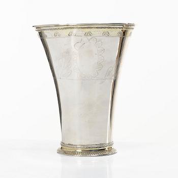 A Swedish silver beaker, mark of Carl Lindgren, Norrköping, active 1778-1789 (1790).