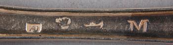 PARTI SILVERBESTICK, 56 st, Finland, 1900-tal. Tot vikt 1800 gram.