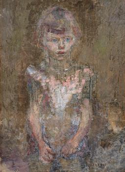 91D. Siri Derkert, Portrait of a girl.