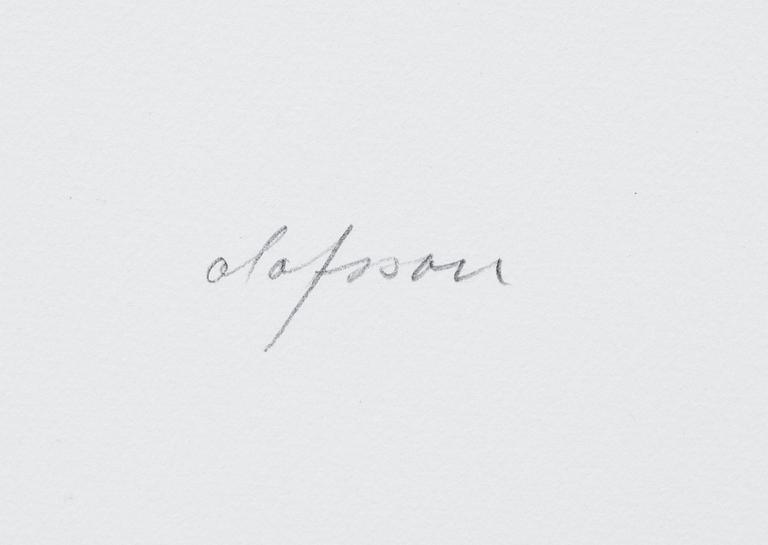 PIERRE OLOFSSON, färgserigrafi, signerad och numrerad 4/35.