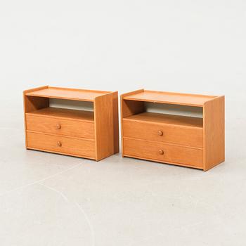 Pair of bedside tables, 1970s.