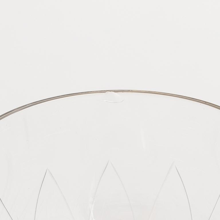 Göran Hongell, A 43-piece glass ware set "Kilta". Iittala, in production 1947-1966.