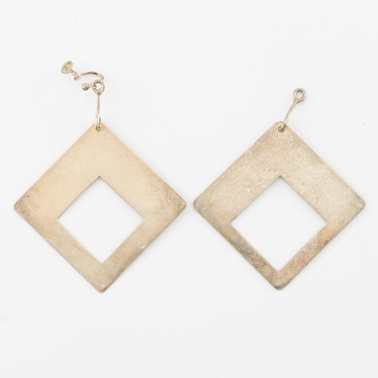 Lars Arby, five pairs of earrings, silver.