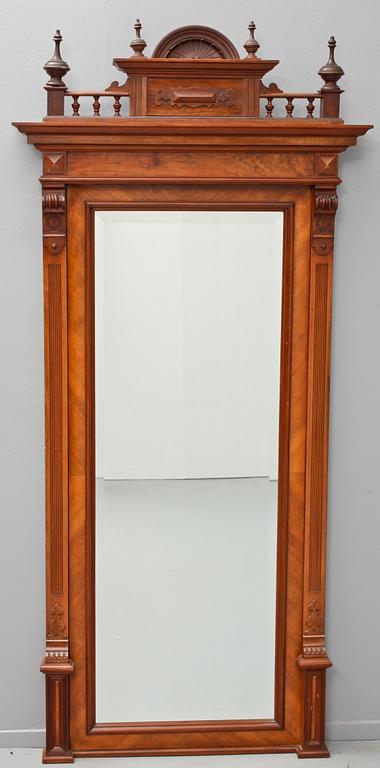 SPEGEL MED KONSOLBORD, nyrenässans, omkr 1900.