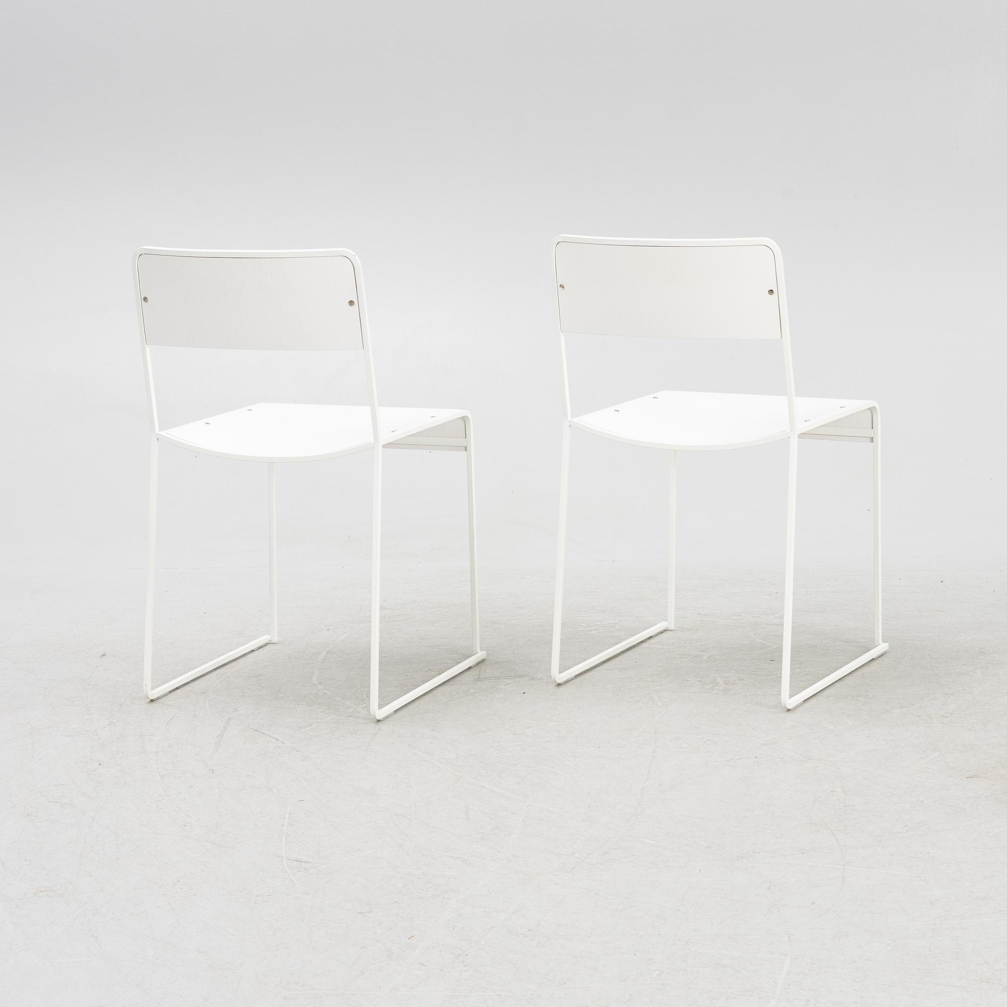 Pierre Sindre, a table and a pair of chairs, "Brokk" & "Sindre", Källemo.