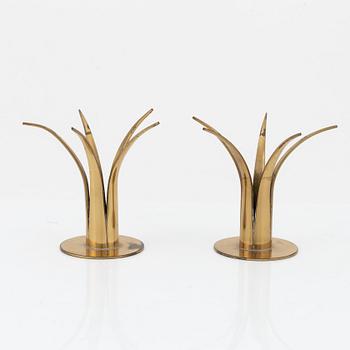 Ivar Ålenius-Björk, ljusstakar, 8st, bla "Liljan", Ystad Metall, 1900-talets mitt.