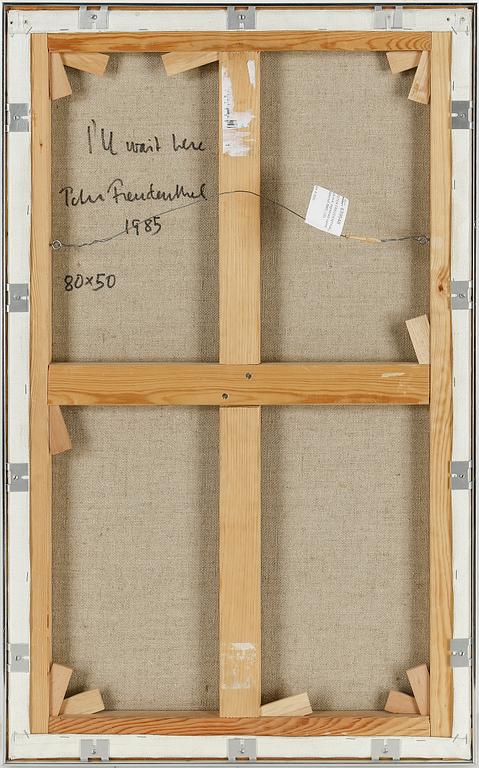 PETER FREUDENTHAL, olja på duk, signerad samt daterad a tergo 1985.