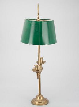 BORDSLAMPA "Lampe à bouillotte", 1900-talets början.