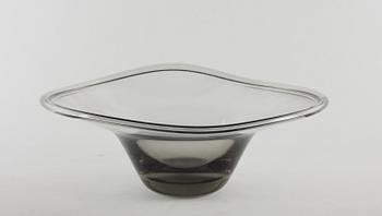SKÅL, glas, Vicke Lindstrand, Kosta, sign.