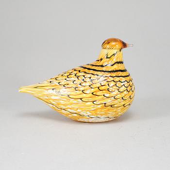 OIVA TOIKKA, a glass bird, Summer Grouse (Kesäriekko) 2006–. Signed O. Toikka Nuutajärvi.